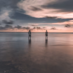 Standing in between world