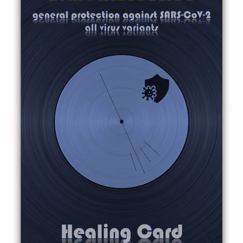 Healing Number Card with radionics barcode #300