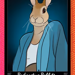 Frankie 007 Fluffle Card