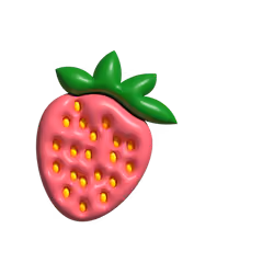 Strawberry 3D