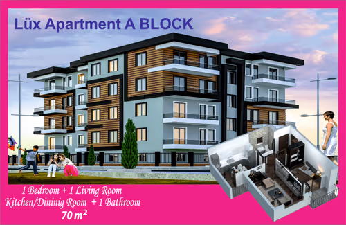 Metaverse Lux Apartments A 1+1 70 m2 No:1