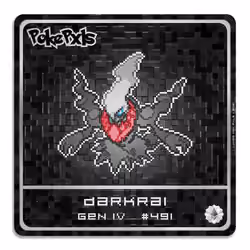 PXL METAL DARKRAI [PokePxls #491METAL] [1/5]