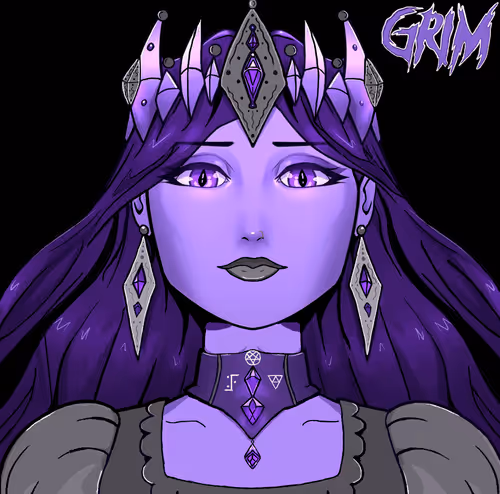 ⛧ 𝔊𝔯𝔦𝔪 ⛧ x Mono Mood Chars #1