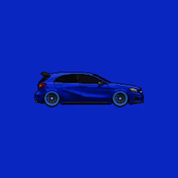 ELECTRIC BLUE A45 AMG