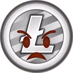 Angry LiteCoin | Crypto Emoji Faces #2