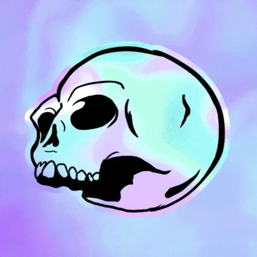  Gradient Skull
