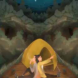 Romantic Camping