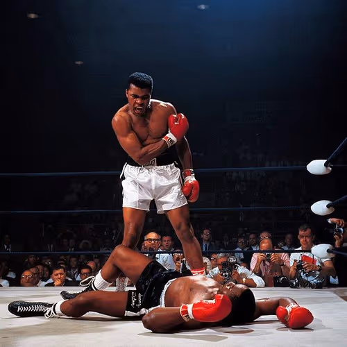 Muhammad Ali and Sonny Liston 1965