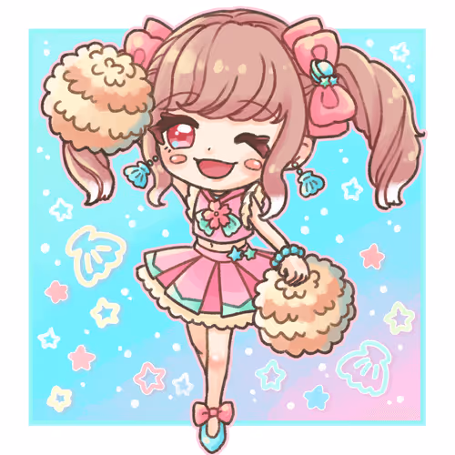 nemo.spr & Aixe Kawaii Girl collabo art