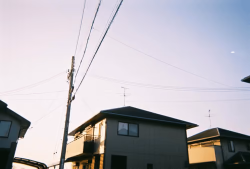 House and sky