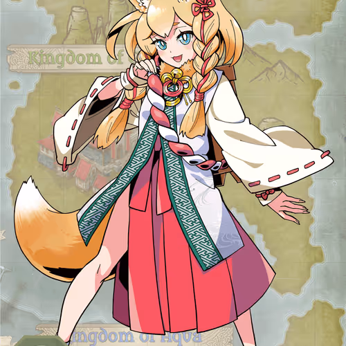 #003 済世の狐　Savior fox medium