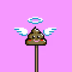 Lollipoop! #84 with angel wings & halo