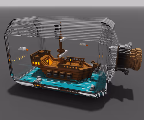 Sea Rover in a Bottle 