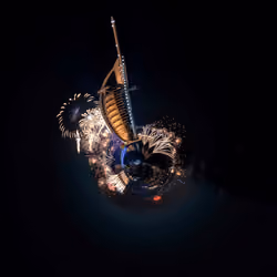 #19 Burj Al Arab NYE fireworks - Worlds within Worlds
