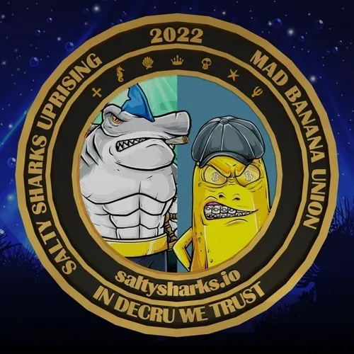 Salty Shark Uprising / Mad Banana Union OG Collector Coin