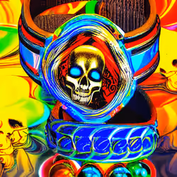 Halloween Skull Bracelet #049