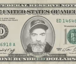 Hundr"ED"  Dollar Bill