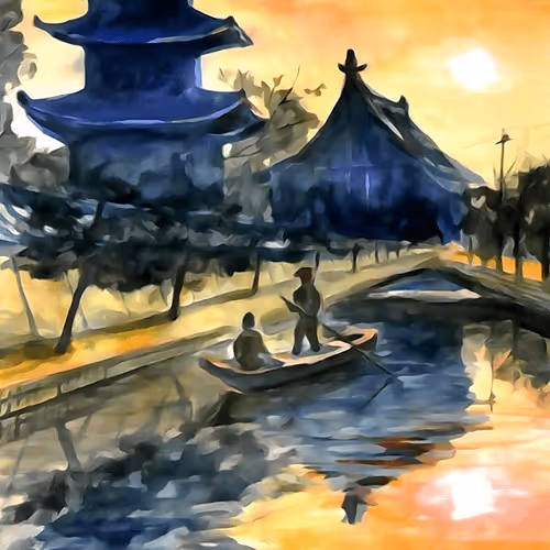 Beautiful Kyoto #0029 Toji sunrise