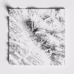3D Mount Dena - Zagros Mountain Range Puzzle #Extra