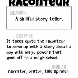 November 7 Raconteur