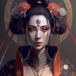 Cyberpunk Geisha #8