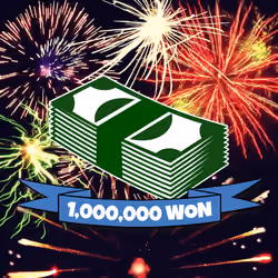 1,000,000 WON