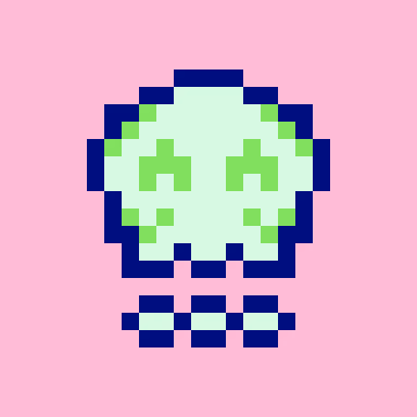 Kawaii SKULL #2827