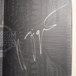H.R. Giger father of "Aliens" autograph 2003