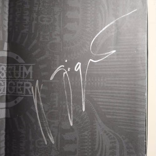 H.R. Giger father of "Aliens" autograph 2003