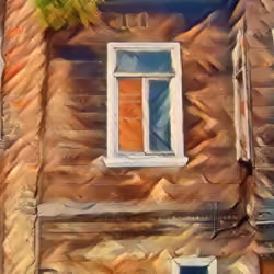 Window of historic house