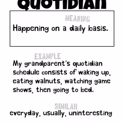 November 6 Quotidian
