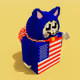 2'#United States of America（cat）