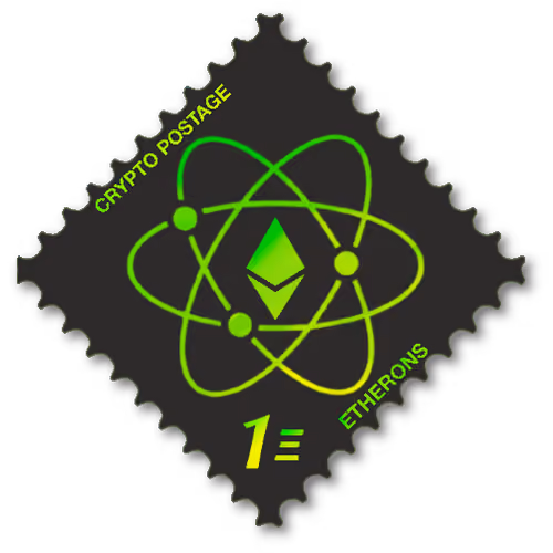 Etherons - Ether everywhere (Crypto Stamp NFT) V11