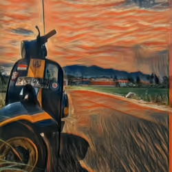 classic vespa scooter