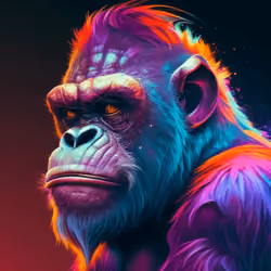 Neon Version Bored Ape