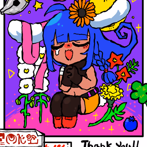 [STAMP] MEGAMI GEAYU　Discharged from the hospital!