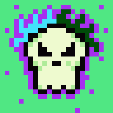 Kawaii SKULL #1665
