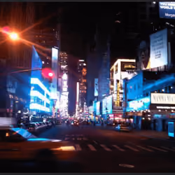 New York by night 