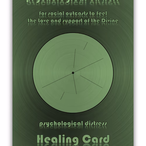 Healing Number Card with radionics barcode #230