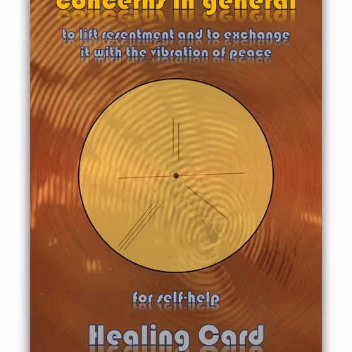 Healing Number Card with radionics barcode #181
