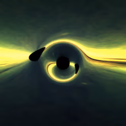 Black Holes Dance #ddbb44