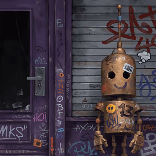 Robot Sad Nft 1