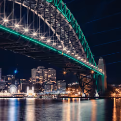 Harbour Bridge - Sydney Australia - Vivid Festival 