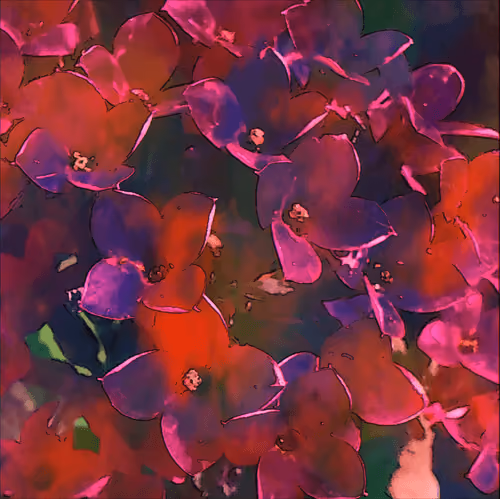 AFRICAN FLOWER #0007
