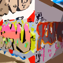 Damu graffiti peice