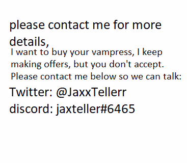 please contact