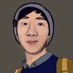 James with beanie