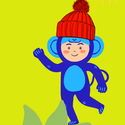 Monkeys World (Green) 