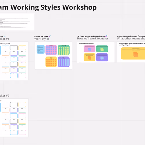Workshop Designs