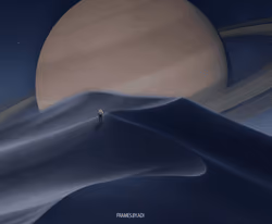 THE LONE PLANET | ONE IN THE WORLD ARTWORK